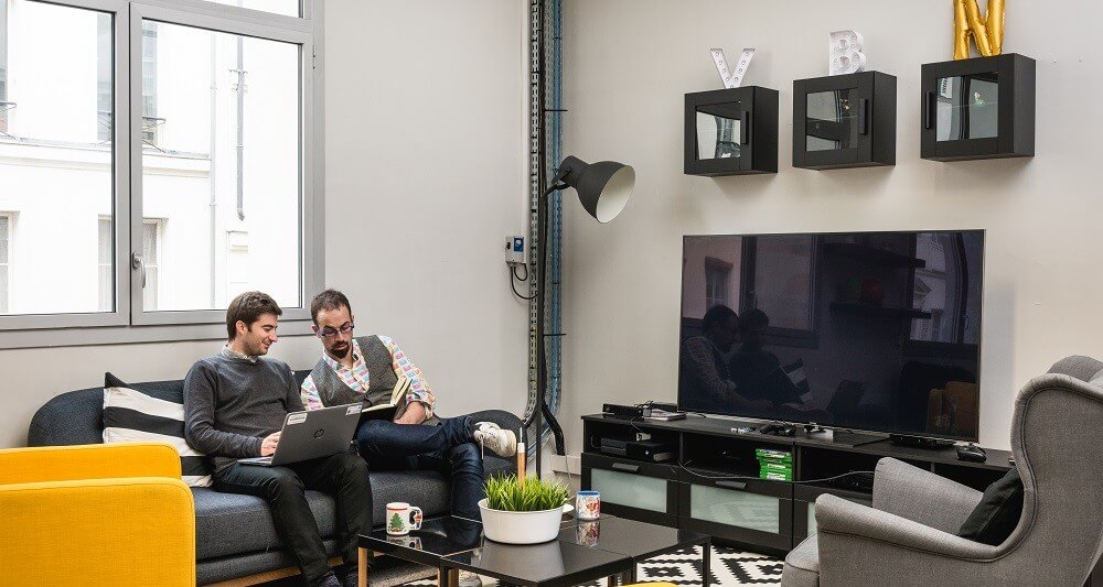 espace de coworking et corpoworking chez Orange dans la Villa Bonne Nouvelle